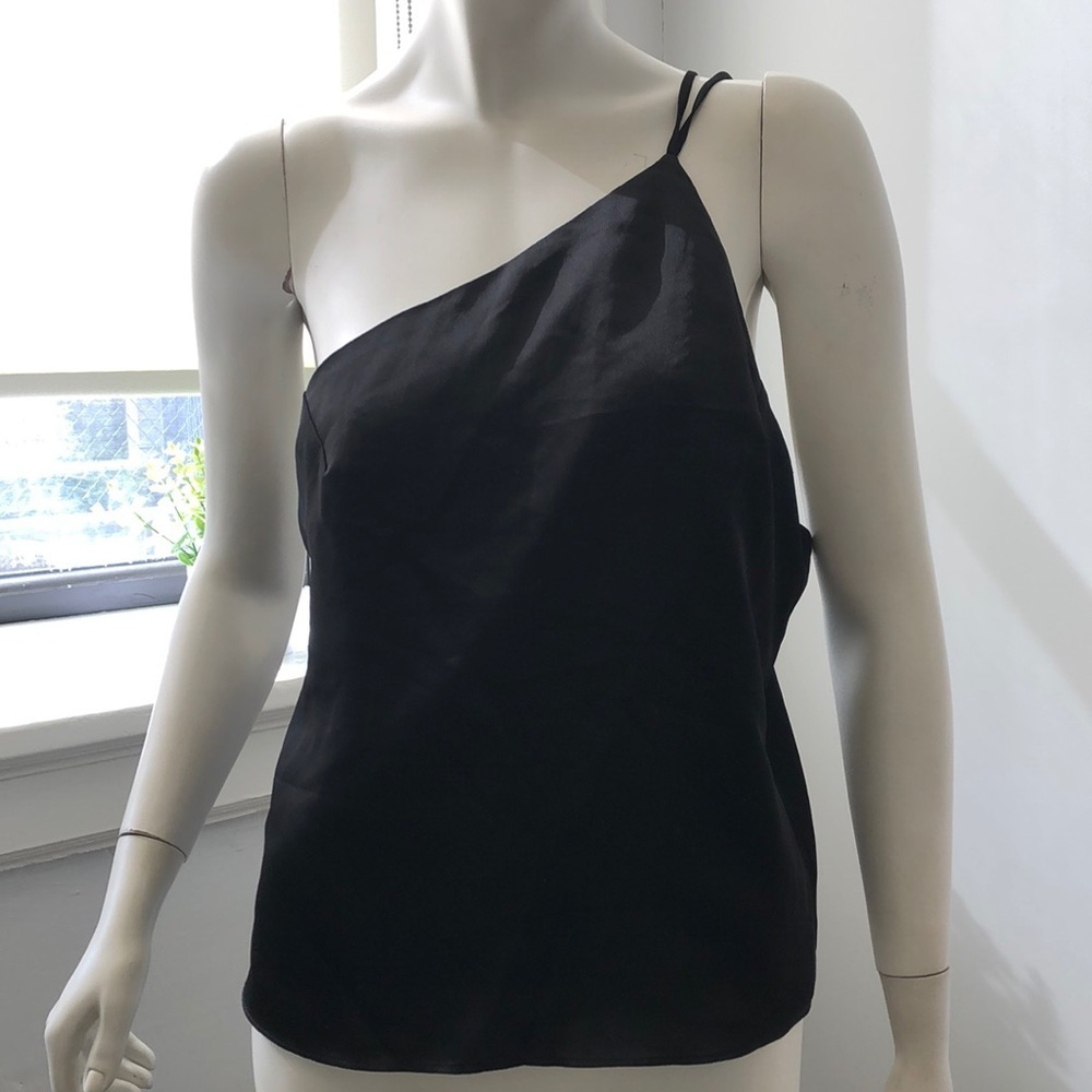 SUPER SEXY SATIN OPEN BACK TOP SIZE M